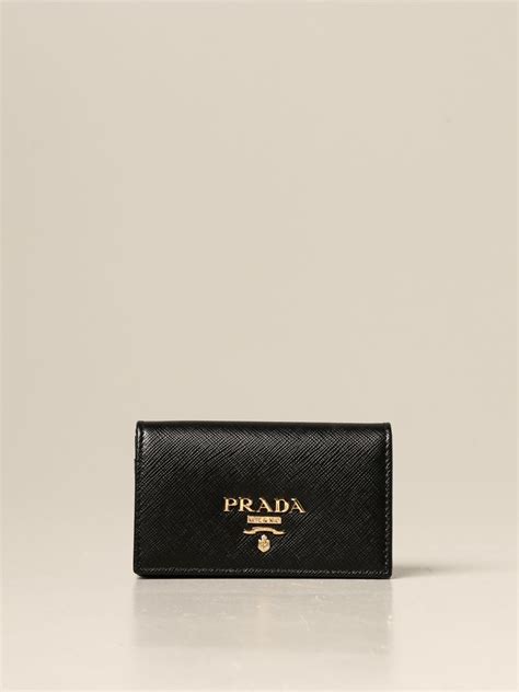 prada card holder wallet|prada wallet for women.